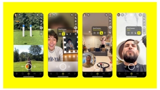 Snapchatデュアルカメラ