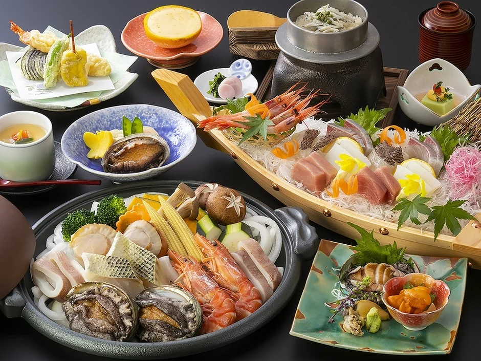 豪華な和食会席