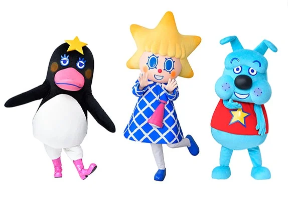 ソラカラちゃん、スコブルブル、テッペンペンのグリーティング