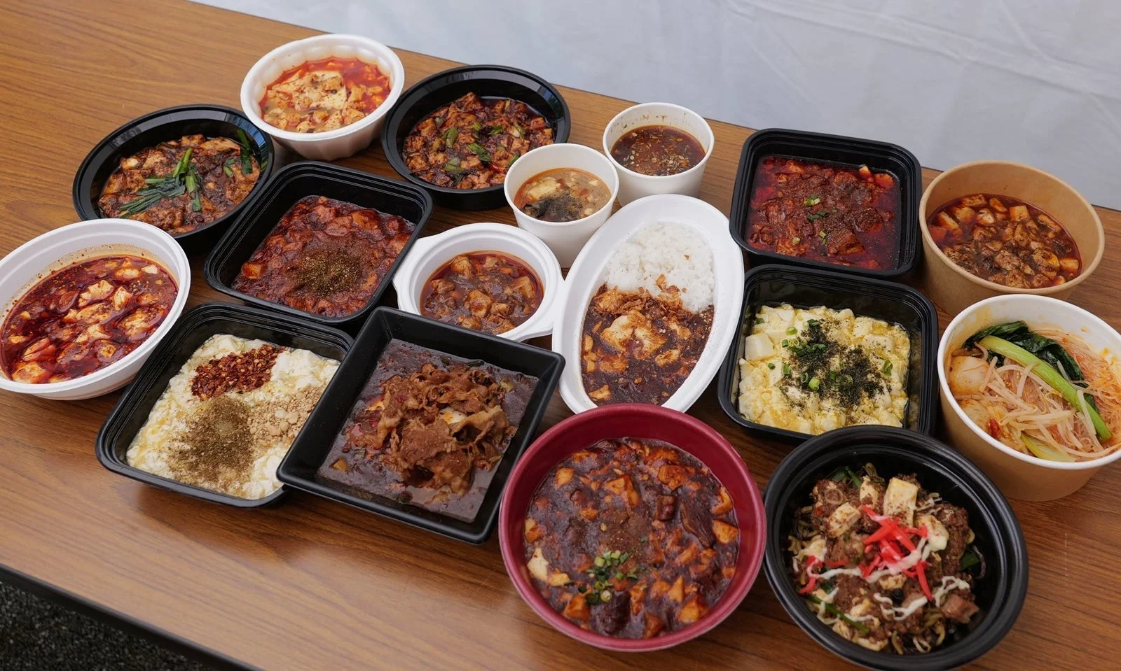 麻婆豆腐料理の数々