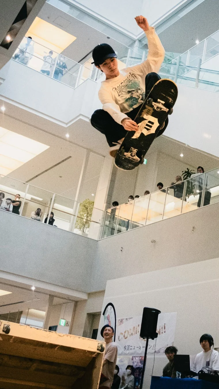 スケートボードパフォーマンス