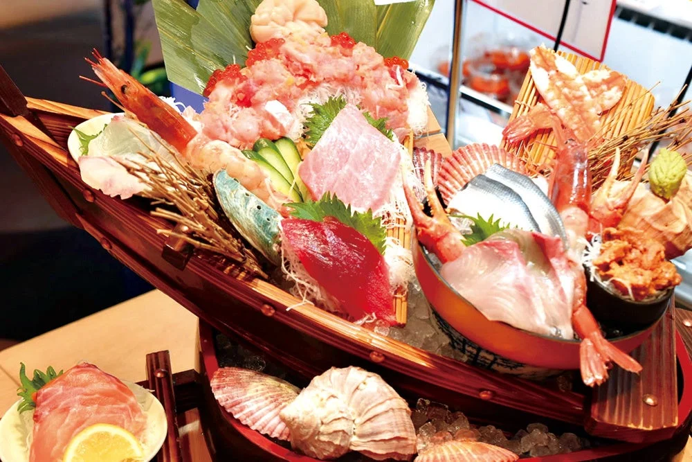 ニダイメ野口鮮魚店 舟盛り