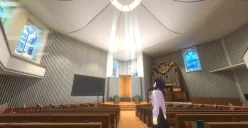 教会の礼拝堂内部