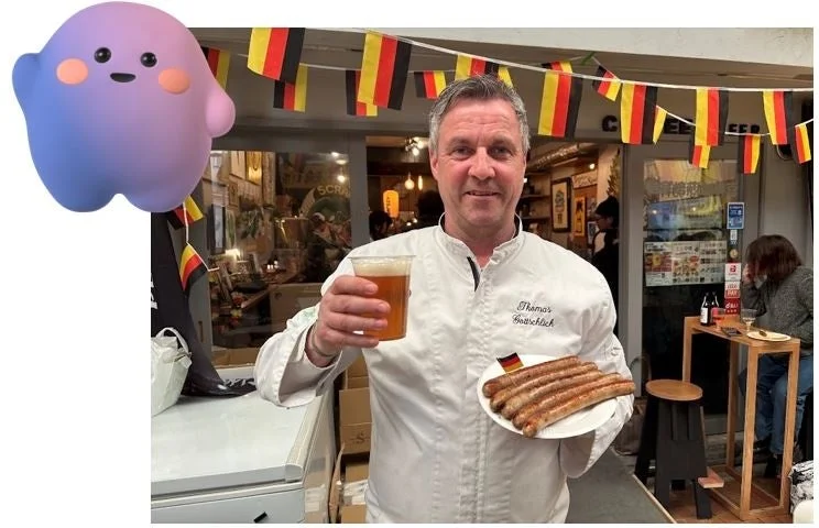 ドイツ館のソーセージ