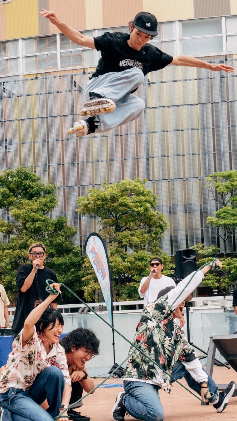 インラインスケートパフォーマンス