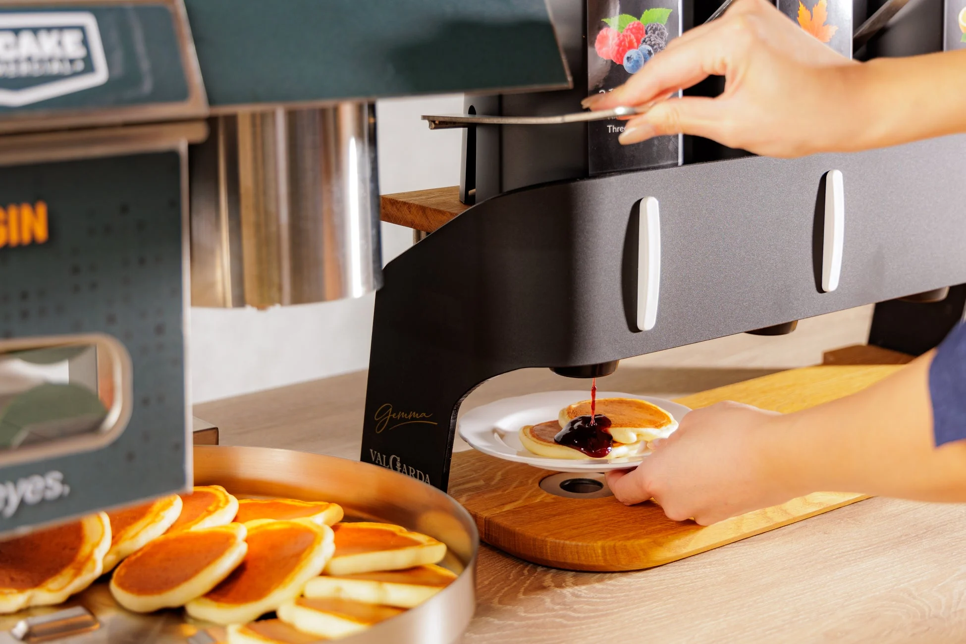 パンケーキとドリンク