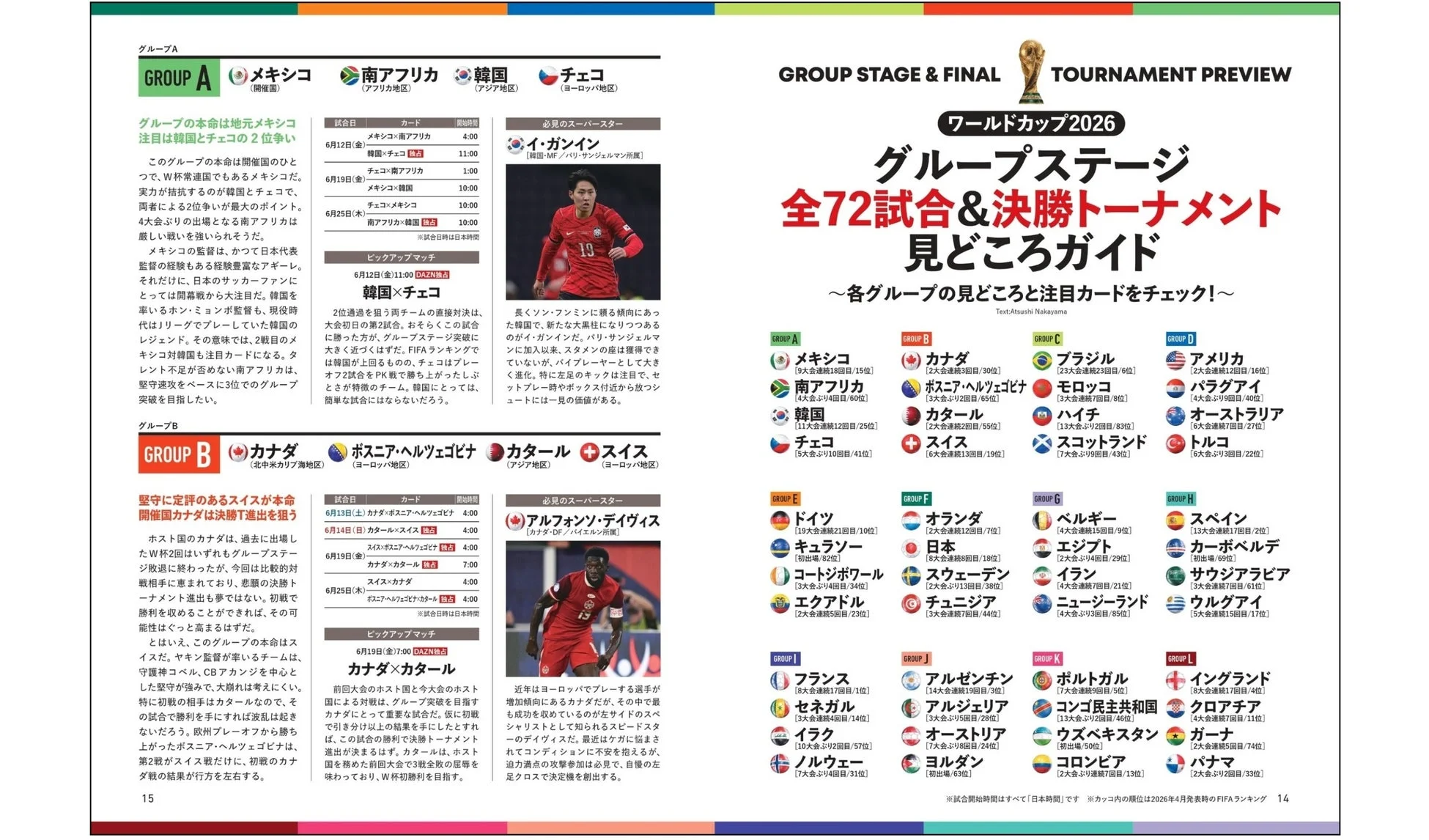 観戦ハンドブック中身