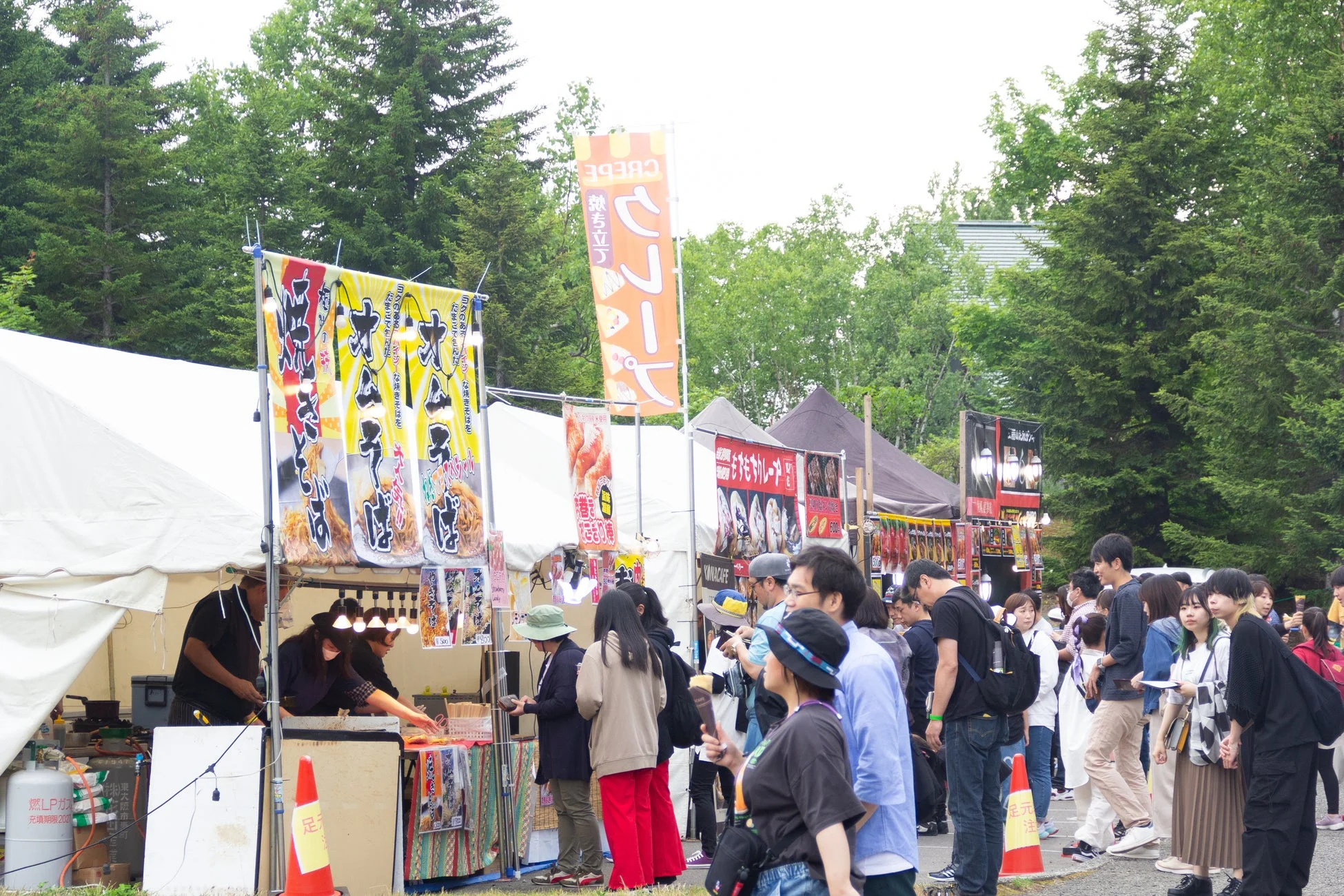 肉祭の屋台